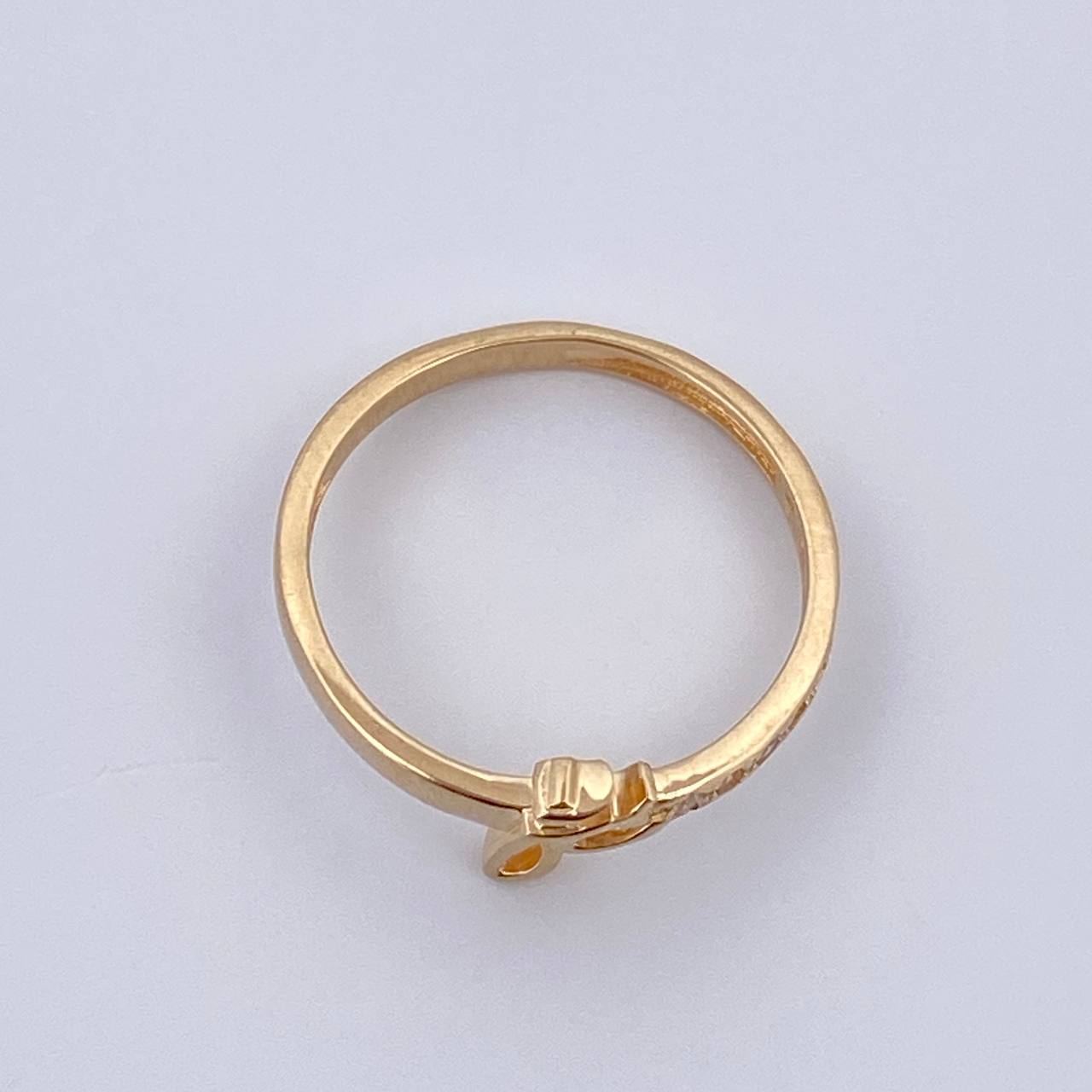 Anillo Fe 1.85gr / T5 3/4 / Oro 18K $