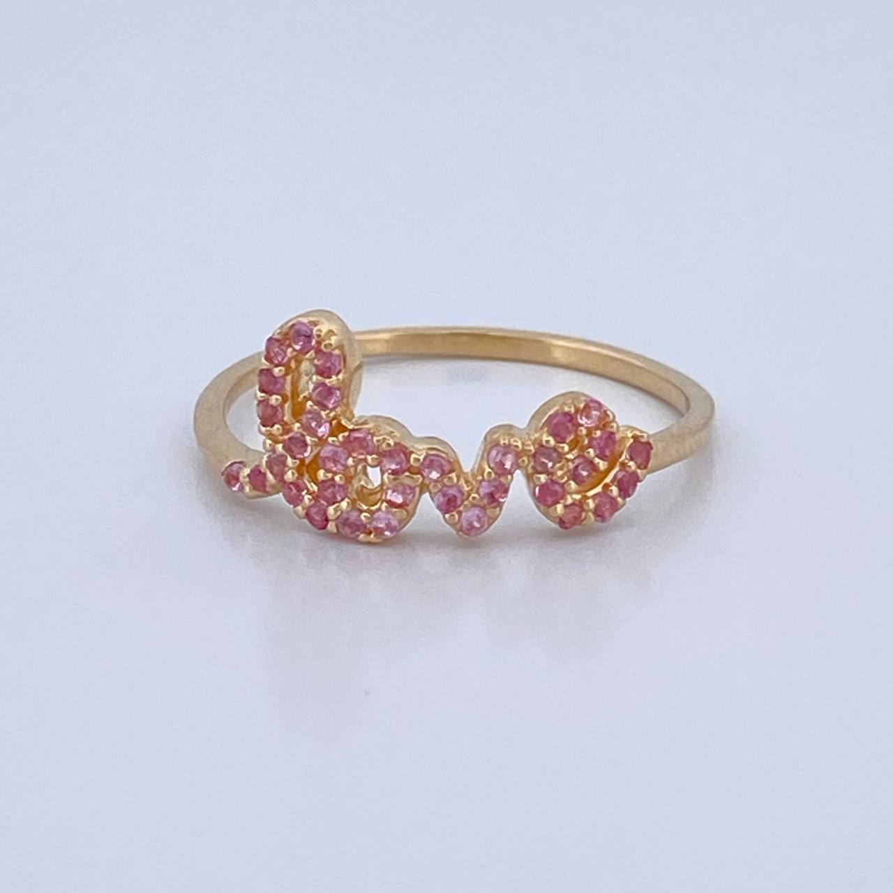 Love Ring 1.7gr / Size 6 3/4 / 18K Gold $