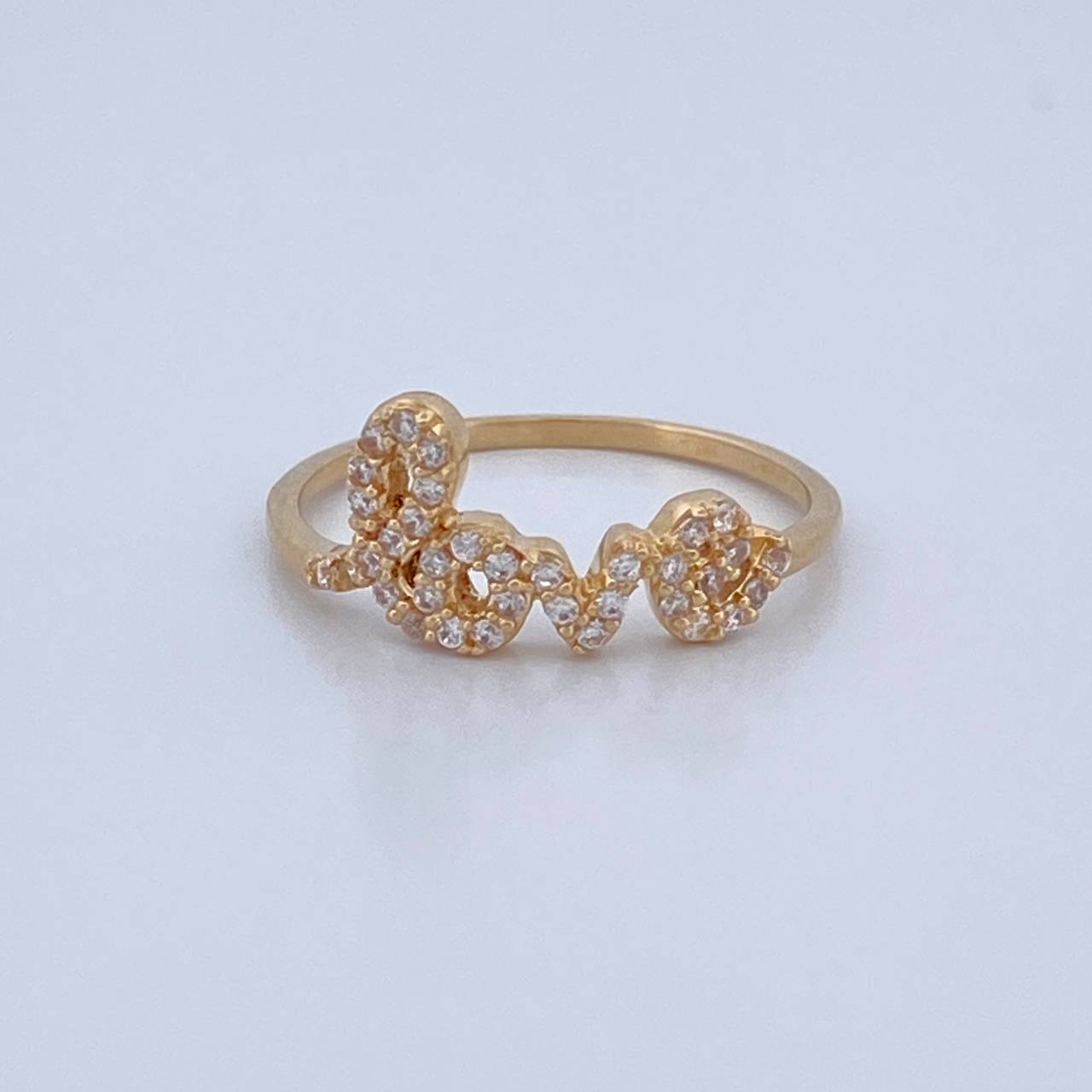 Love Ring 1.8gr / Size 6 1/4 / 18K Gold $