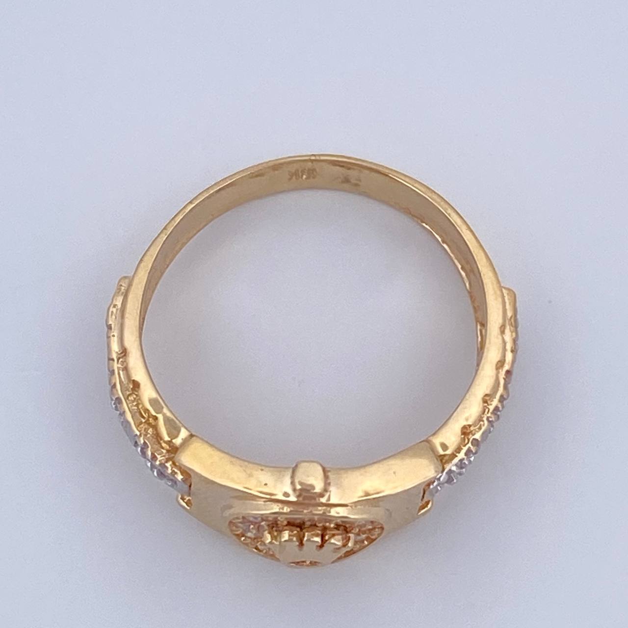Anillo Correa corona 3.95g / T5 1/4 Oro Amarillo 18K