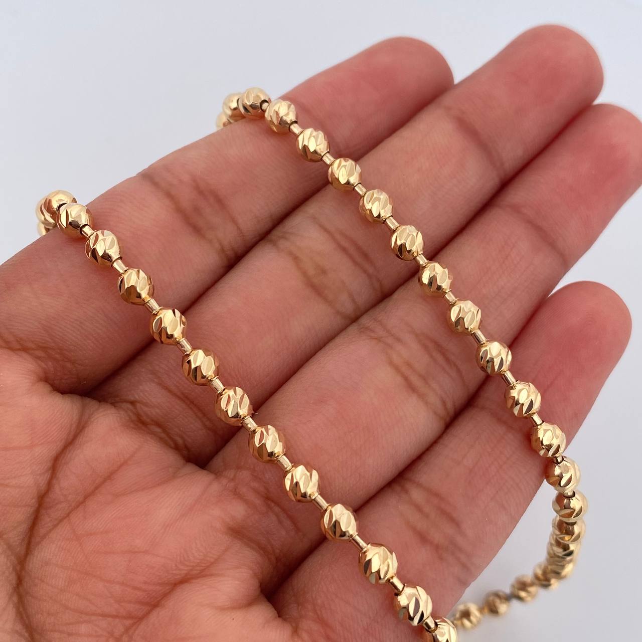 Military Chain 27.65gr / 25.2in / 18K Gold $