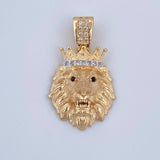 Pendant Lion Crown 3.55gr / 2.7cm / 18K Gold $
