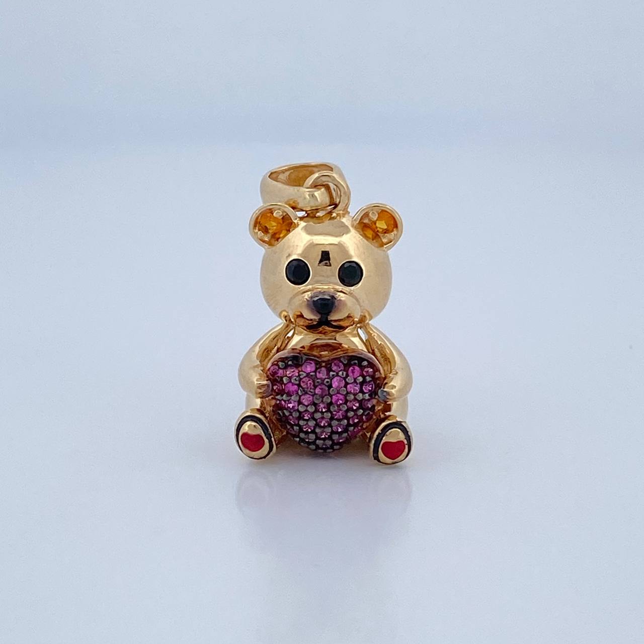 Pendant Bear Heart 5.35gr / 2.7cm / 18K Gold $