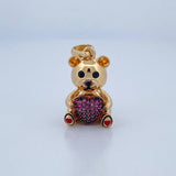 Pendant Bear Heart 5.35gr / 2.7cm / 18K Gold $