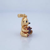 Pendant Bear Heart 5.35gr / 2.7cm / 18K Gold $