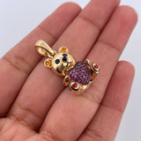 Pendant Bear Heart 5.35gr / 2.7cm / 18K Gold $