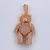 Dije Oso Articulado Moño 12.15gr / 4.2cm / Oro 18K $