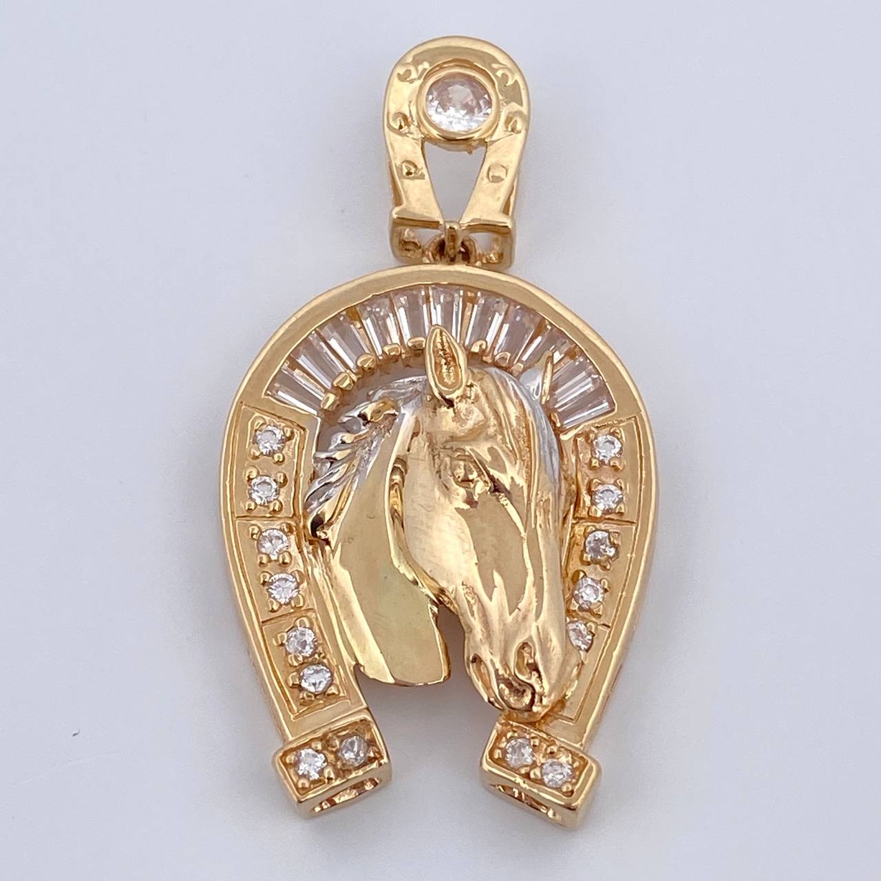 Pendant Horseshoe Horse 13.25gr / 4.7cm / 18K Gold $