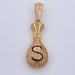 Pendant Money Bag 7.55gr / 4.3cm / 18K Gold $