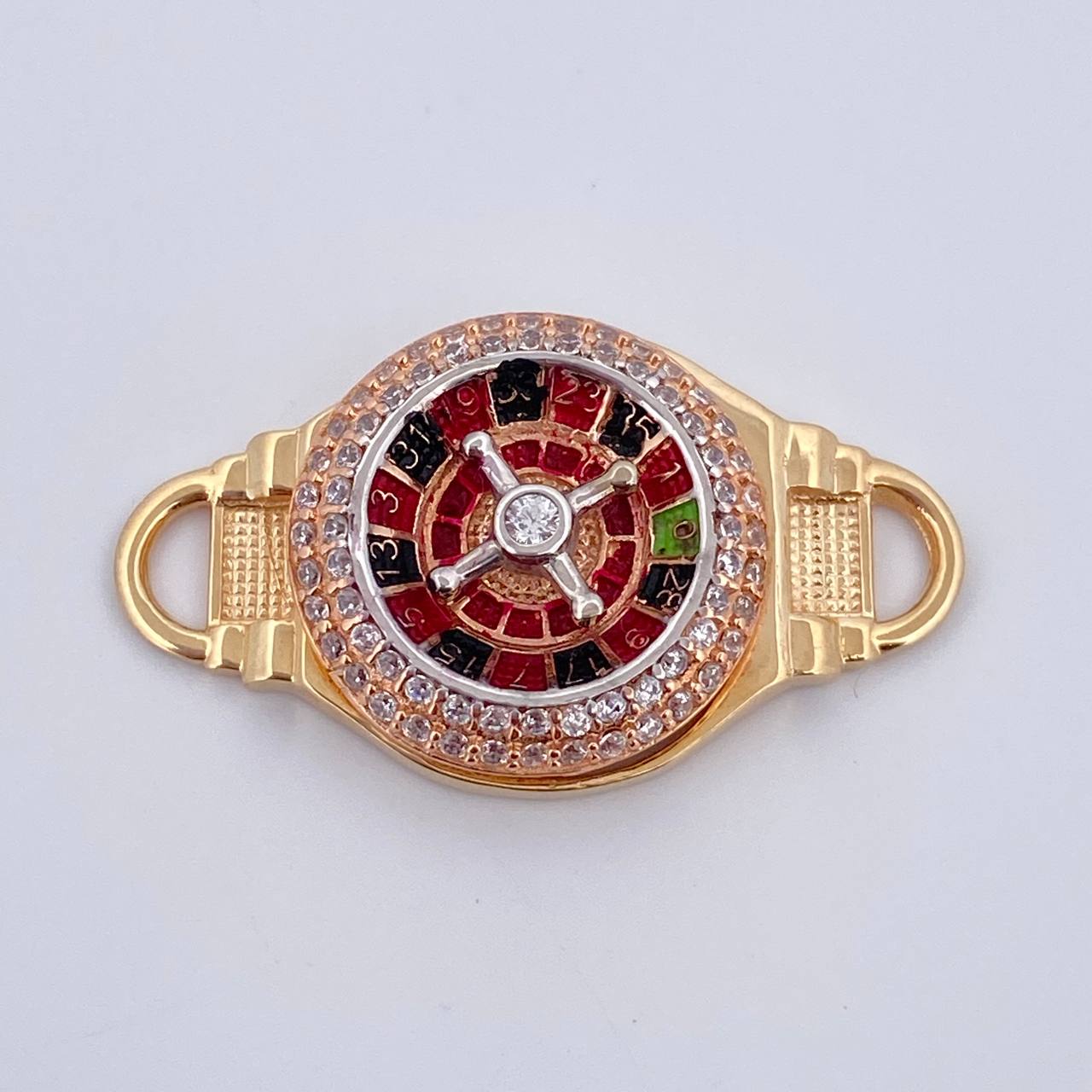 Charm Roulette 4.2gr / 1.2in / 18K Gold $