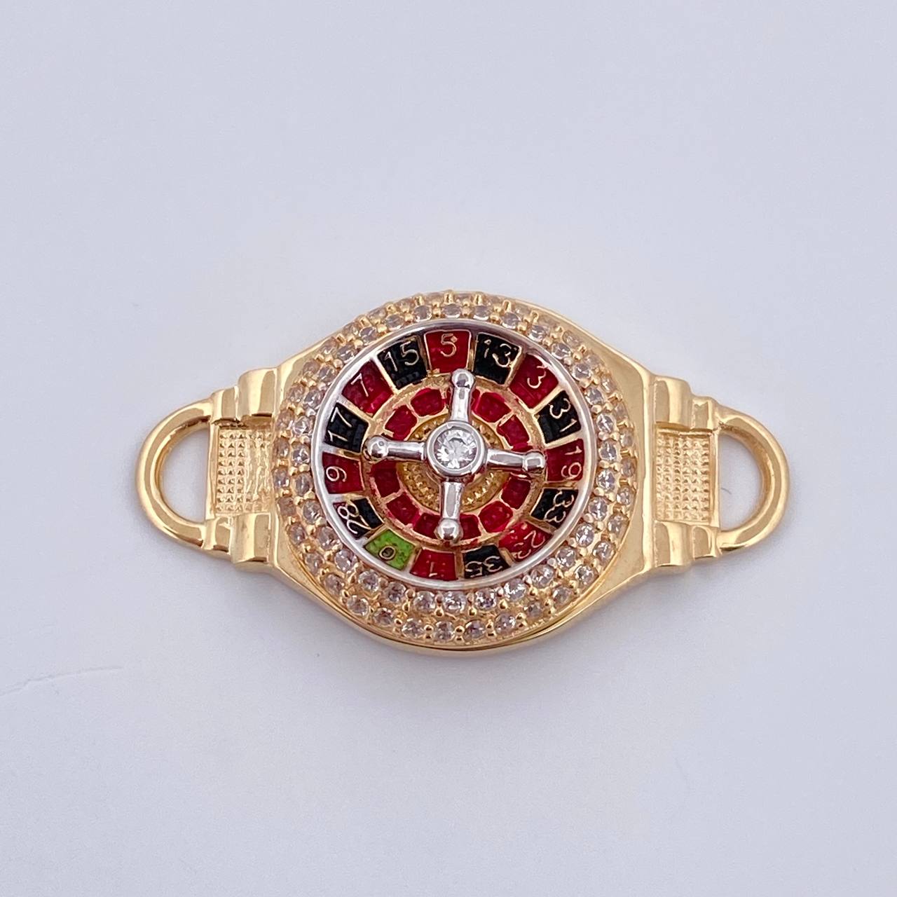 Charm Roulette 3.95gr / 1.2in / 18K Gold $