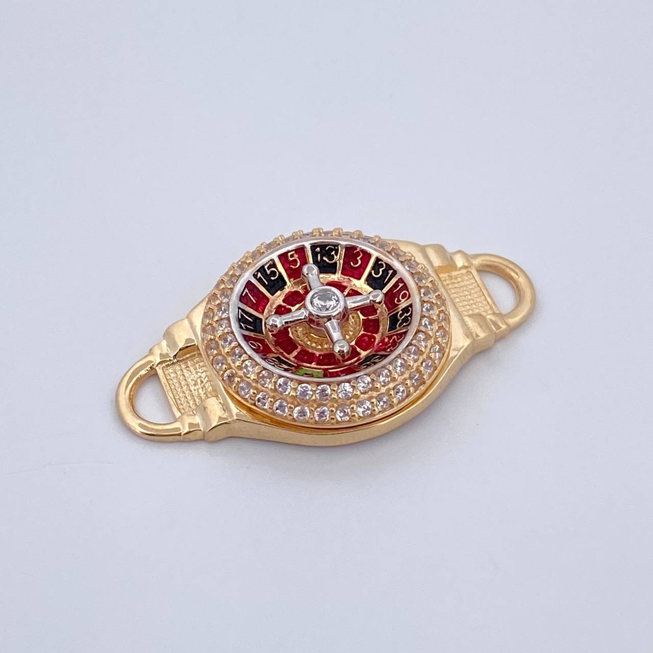 Charm Roulette 3.95gr / 1.2in / 18K Gold $