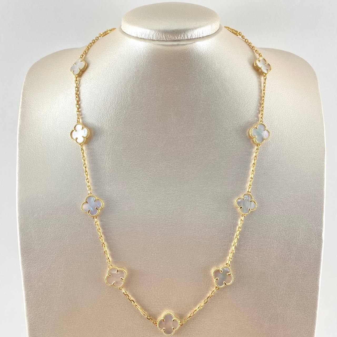 Cadena Aro Seguido Trebol 28gr / 60cm / Nac.Esp. Oro 18K ©