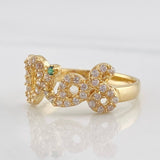 Anillo Dios 3.15g / T7 1/4 Oro Amarillo 18K