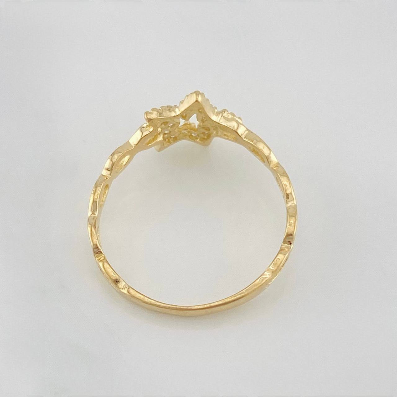 Anillo Estrella 1.35g / T5 1/2 Oro Amarillo 18K