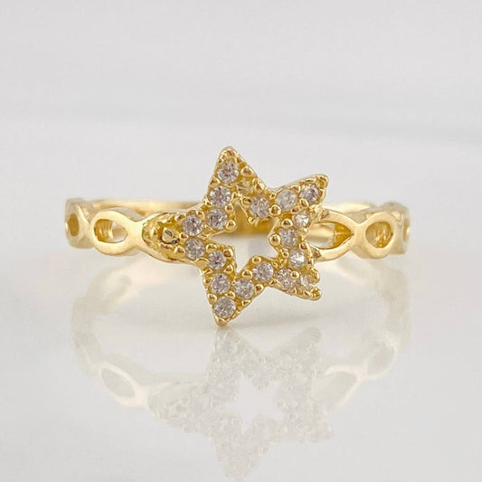 Star Ring 1.35g / T5 1/2 Yellow Gold 18K