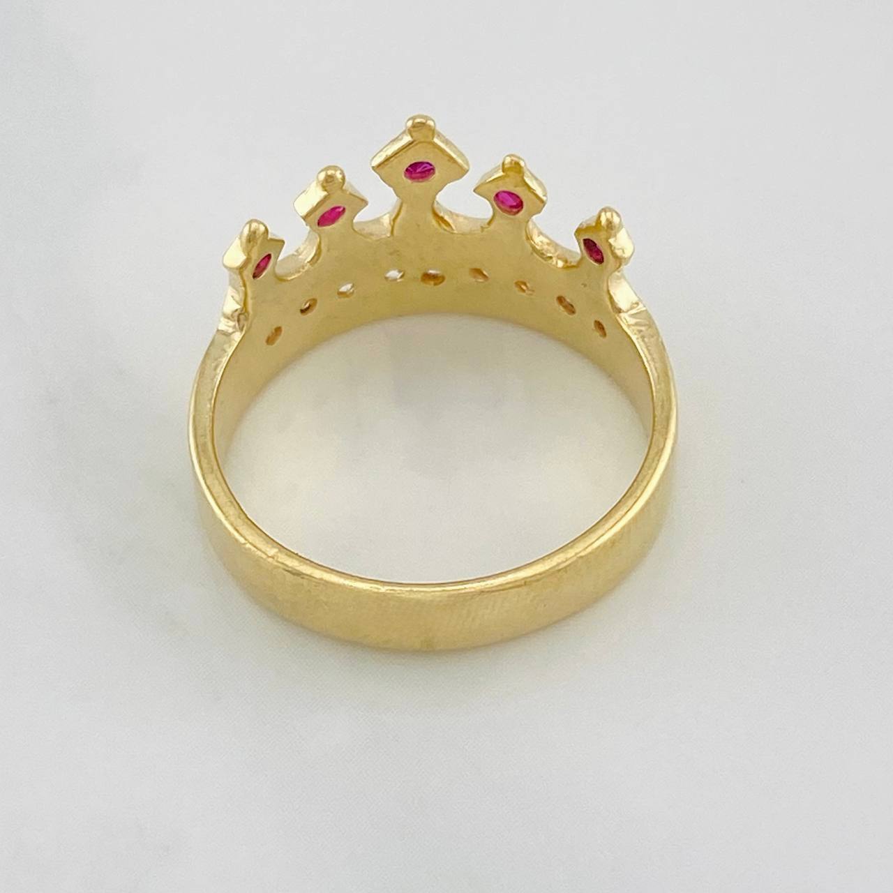 Anillo Corona 5.4g / T7 Oro Amarillo 18K