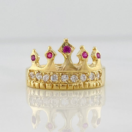 Crown Ring 5.4g / T7 Yellow Gold 18K