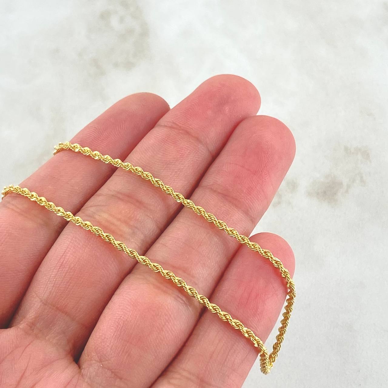 Cadena Lazo 1.55 g / 18 in / 1.7 mm Oro Amarillo 18K