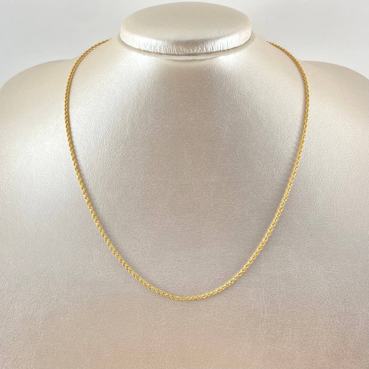 Cadena Lazo 2.7 g / 17 3/4 in / 2.2 mm Oro Amarillo 18K