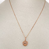 Set Cadena y Dije Veneciana + Rostro Oso 2.3gr / 17 3/4 in / Oro Rosa 18K &