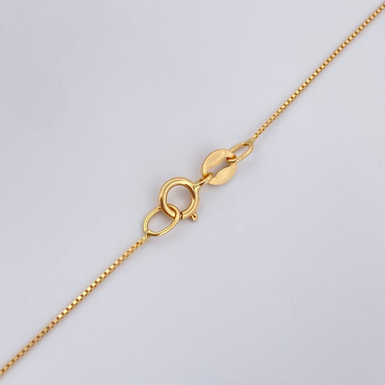 Set Cadena y Dije Veneciana + Jesus De La Misericordia 1.7gr / 17 3/4 in / Oro Amarillo 18K &