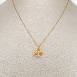 Set Cadena y Dije Veneciana + Tres Gracias 1.6gr / 17 3/4 in / Oro Amarillo 18K &