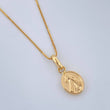 Set Cadena y Dije Veneciana + Jesus De La Misericordia 1.7gr / 17 3/4 in / Oro Amarillo 18K &