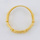 Squared Link Ring 1.55 g / T6 1/2 Yellow Gold 18K