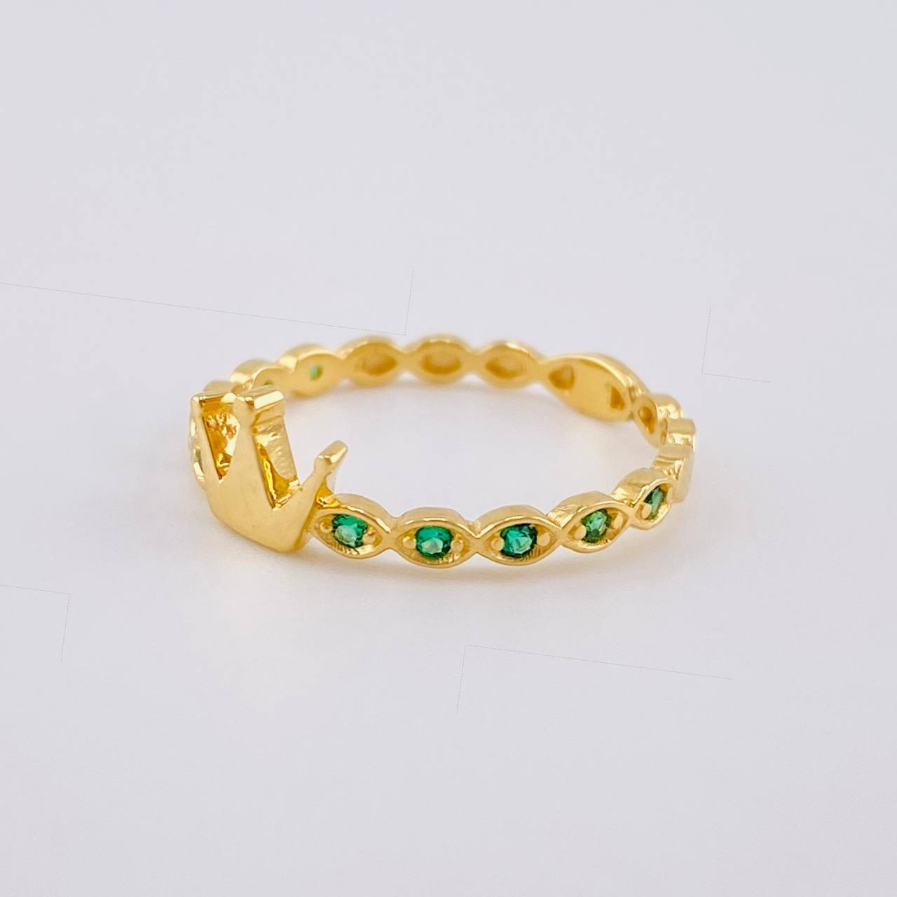 Bubble Crown Ring 1.45 g / T5 3/4 18K Yellow Gold