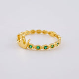 Bubble Crown Ring 1.45 g / T5 3/4 18K Yellow Gold