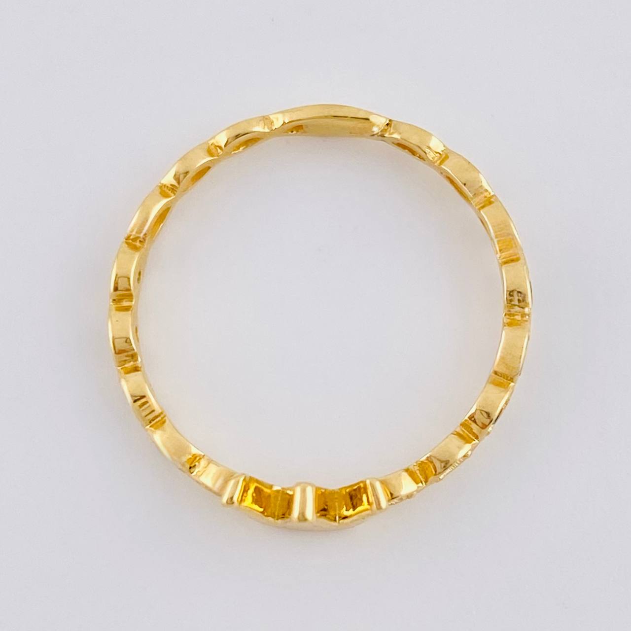Bubble Crown Ring 1.45 g / T5 3/4 18K Yellow Gold