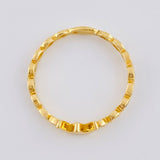 Bubble Crown Ring 1.45 g / T5 3/4 18K Yellow Gold