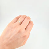 Anillo Solitario Liso 1.75 g / T6 1/4 Oro Amarillo 18K