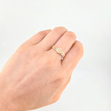 Anillo Correa Circulo Corona 2.55 g / T7 3/4 Oro Amarillo 18K