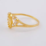 Anillo Corazón Virgen Guadalupe 1.8 g / T6 1/4 Oro Amarillo 18K