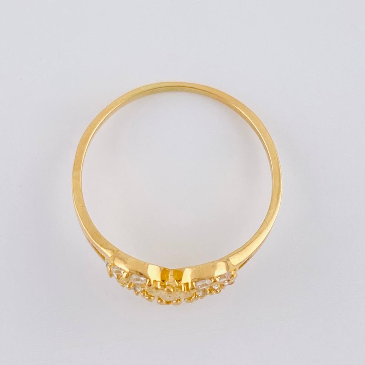Anillo Corazón Virgen Guadalupe 1.8 g / T6 1/4 Oro Amarillo 18K