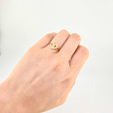 Anillo Corazón Virgen Guadalupe 1.8 g / T6 1/4 Oro Amarillo 18K