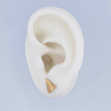 Triangle Stud Earrings 0.75gr / 18K Gold &