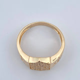 Anillo Escudo Cruces 4.95gr / T10 1/2 / Oro 18K $