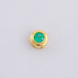 Dije Ojo Esmeralda 14pts 0.55g / 1/4 in Oro Amarillo 18K