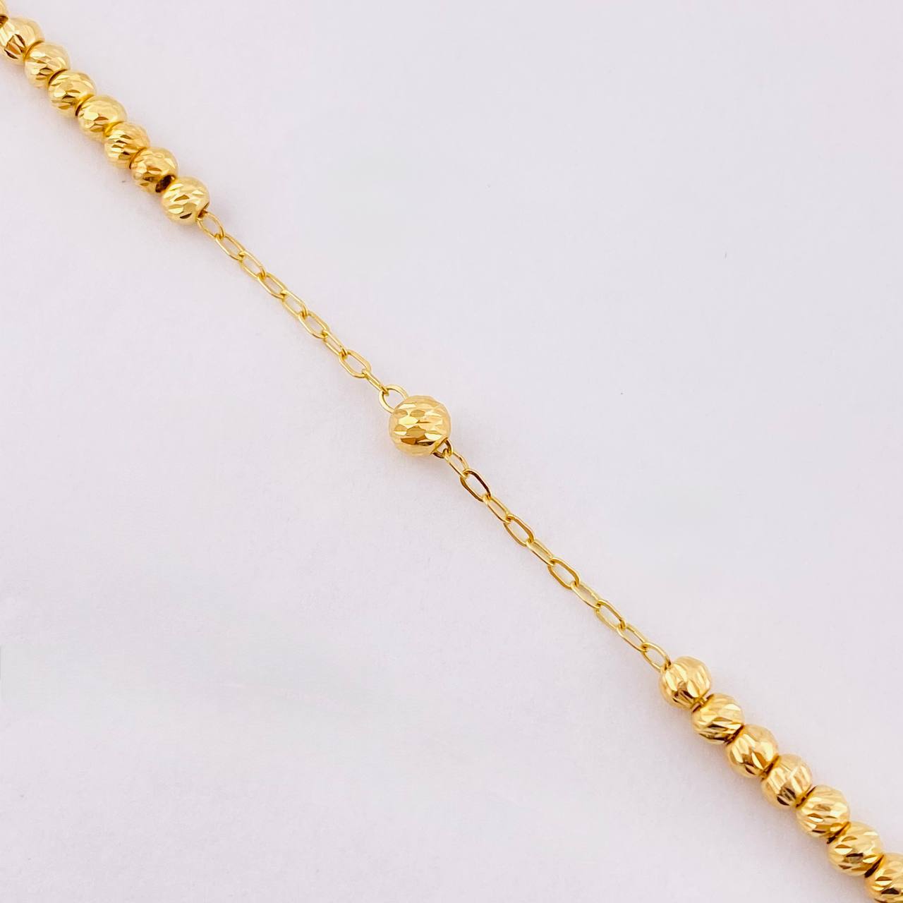 Rosario Virgen Milagrosa 10g / 20 in / 4mm Oro Amarillo 18K