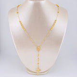 Rosario Virgen Milagrosa 10g / 20 in / 4mm Oro Amarillo 18K