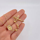 Rosario Virgen Milagrosa 10g / 20 in / 4mm Oro Amarillo 18K