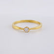 Solitaire Ring 2.05g / Size 7 3/4 Yellow Gold 18K