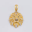 Dije León 11.2g / 2 in Dos Oros Amarillo Blanco 18K