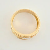 Three Elephant Ring 5.95g / Size 7 1/2 Three Golds 18K
