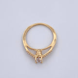 Anillo Solitario Entorchado 2.25gr / T6 1/2 / Oro 18K $