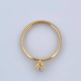 Solitaire Ring 1.15gr / Size 7 3/4 / 18K Gold $