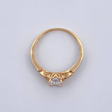 Solitaire Ring Churumbela 1.75gr / Size 7 / 18K Gold $